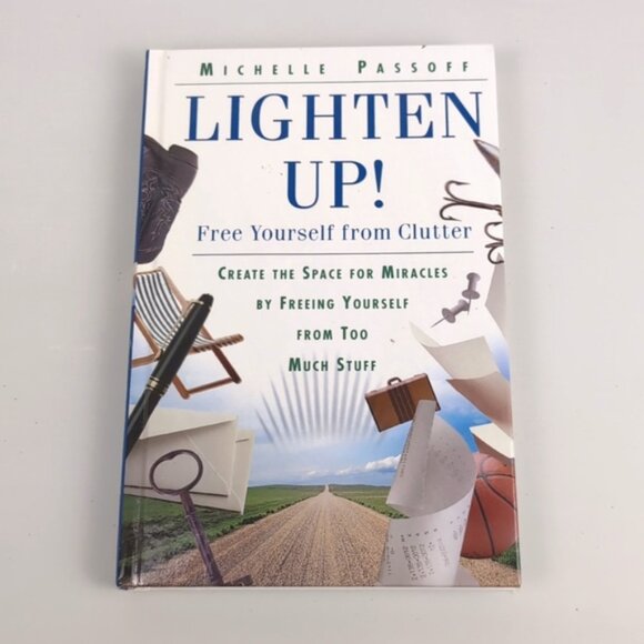 3/$20 Lighten Up Free Yourself from Clutter Self Help Hardcover Book - Picture 15 of 15